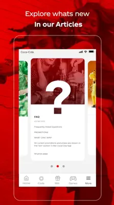 Coca-Cola android App screenshot 1